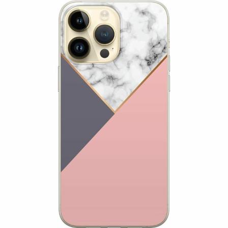 Apple Iphone 14 Pro Max Genomskinligt Skal Marble Cut