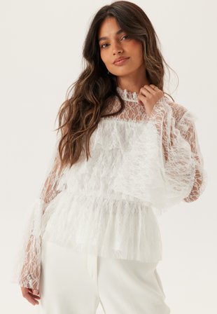 BUBBLEROOM Frill Lace Blouse Vaatteet