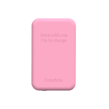 KREAFUNK - toCHARGE Qi - Fresh Pink Powerbank