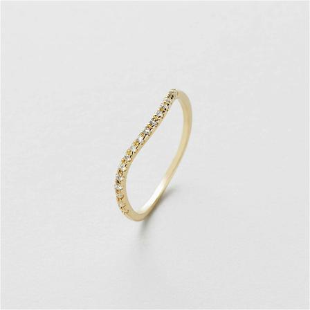 Diamond Wave Ring