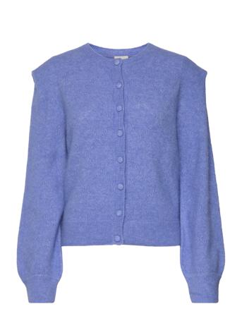 Lady D Ajour Knit Cardigan Blue Dante6