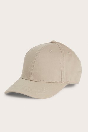 Kappahl | Caps i bomullstwill | Beige