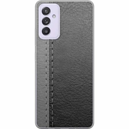 Samsung Galaxy A82 5g Mjukt Skal - Black & Grey Leather