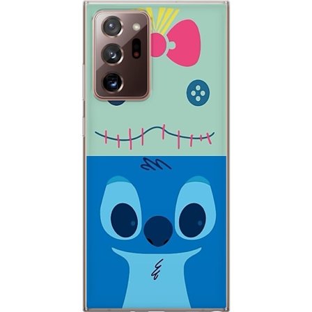 Kompatibelt Mobildeksel til Samsung Galaxy Note20 Ultra Minimalistisk tegnet Stitch illustrasjon i myke pastellfarger med lekent ansikt og kawaii stil