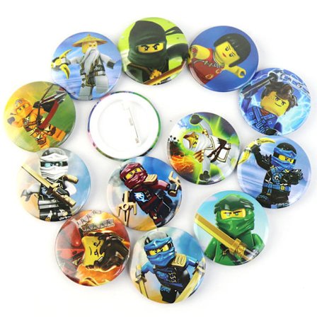 12-pack tecknade tennplåt-märken animation#