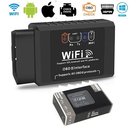 OBD2 WIFI ELM327 V 1.5 Skanneri iPhone IOS / Android -koodinlukija Diagnostiikkatyökalu