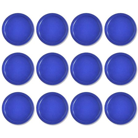 Pakke med 12 stk. 75 mm luftpuck til full-size airhockeybord