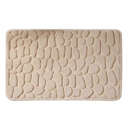 40x60cm Absorberende Skridsikker Bademåtte Memory Foam Badeværelsesmåtte Brusebad Massage Måtte Vaskbar Gulvmåtte