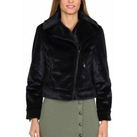 Guess, Coats Zwart, Dames, Maat:S
