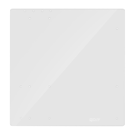 Åben Ramme Transparent Akryl Overlock Computer Kabinet DIY Base Stand Til M-ATX Bundkort