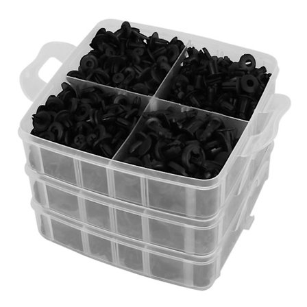 620 stk. Universal blandet auto-fasteners bil kofanger clips fastholdelse bil fastgørelse nitte dørpanel til Fo