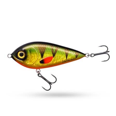 SvartZonker Squarepusher Swim 12,5cm, 73g - Golden Perch