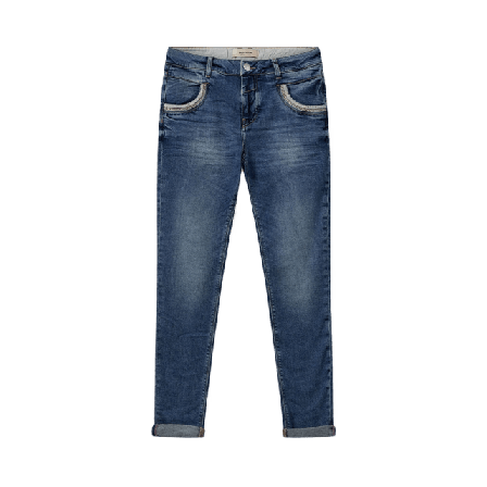 Mos Mosh MMNaomi Mateos Jeans Byxor Dam Blå 33'