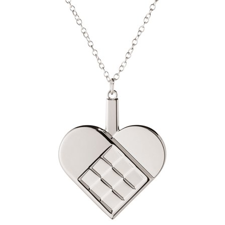 Georg Jensen CC 2025 Hjerte julepynt, palladiumbelegg' - 'Sølv