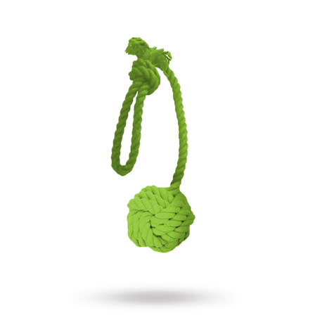 Dogman Repboll med handtag - Grön - Hundleksaker