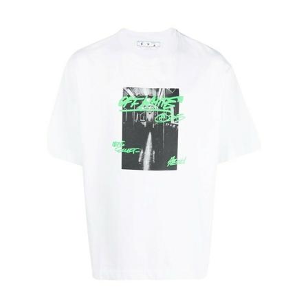 Off White, T-Shirts Biały, Mężczyzna, Rozmiar: S