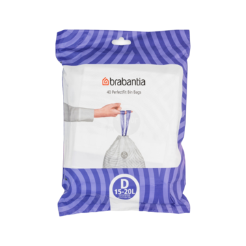 Avfallspåsar Brabantia D 15-20L 40st