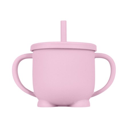 200 ml halmkopp okrossbar, läckagesäker silikon Antisprickor Sippy-flaska för toddler för barn