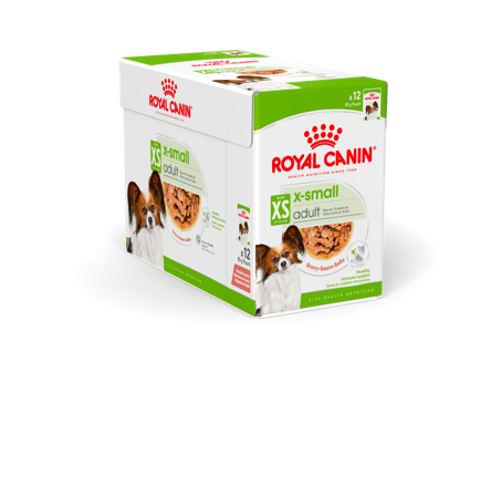 Royal Canin - X-Small Adult Gravy våtfôr for hunder 12x85 g - Hund - Hundefôr & hundemat - Våtfôr & våtmat - ZOO.no