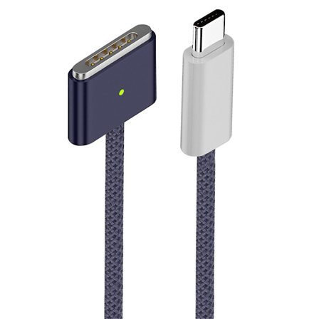 Egnet for MacBookPro ladekabel 140W hurtiglading Type-C til Magsafe3 kabel midnattsblå