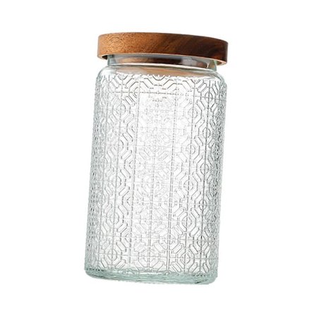 Ilmatiivis ruokapurkki 1000ml kannella, ruoan säilytysastia riisille, pastalle, pähkinöille A