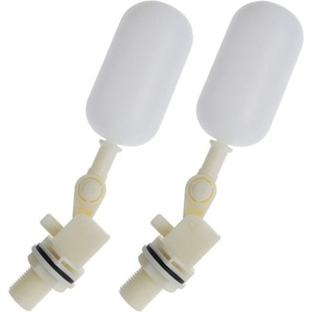 2 stk. 1/2 tomme 20 mm automatisk akvarie flydeventil kugleventil