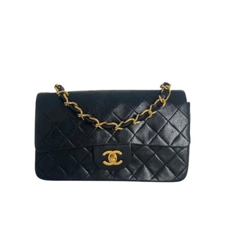 Chanel Vintage, Pre-owned Shoulder Bags Zwart, Dames, Maat:ONE Size,leer