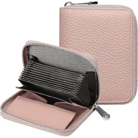 Damepung. Tegnebog med lynlås og mange rum. Damepung Læder