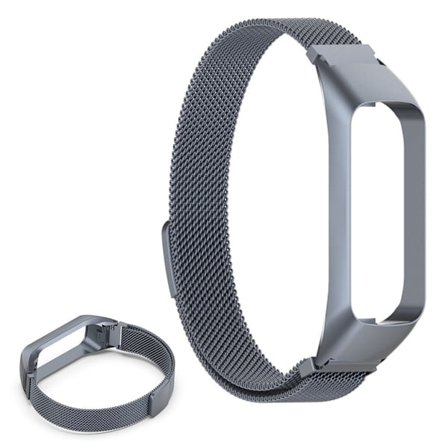 Samsung Galaxy Fit 2 stainless steel watch band - Grey