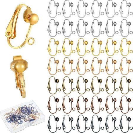 Clip on Earring Øredobber Clips Converter Ingen hull i ørene