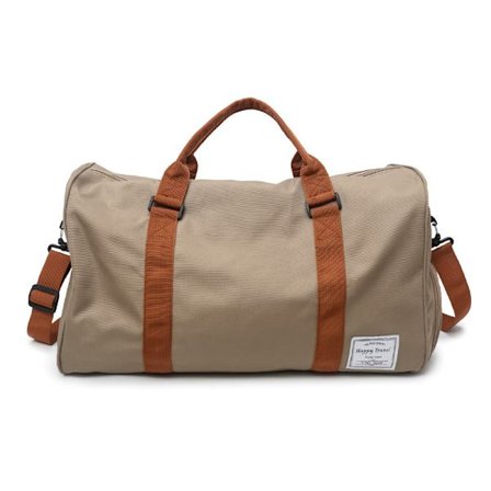 Treningsstudio Treningsveske Komfortabelt grep Fasjonabelt uavhengig skorom Stabil Nylon Sportsreise Duffelbag Khaki