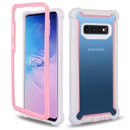 Ainutlaatuinen ARMY suojakuori Samsung Galaxy S10e:lle Rosa + Vit