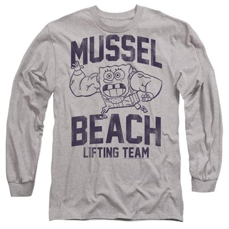 SvampBob Fyrkant Unisex Vuxen Mussle Beach Lifting Team T-shirt