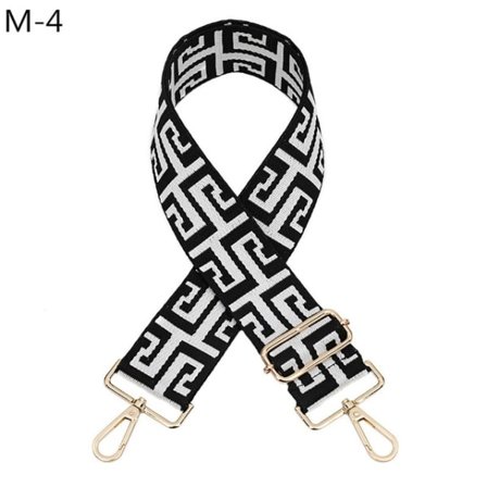 IC Axelband, 5 cm breda axelband, justerbara axelband Svart