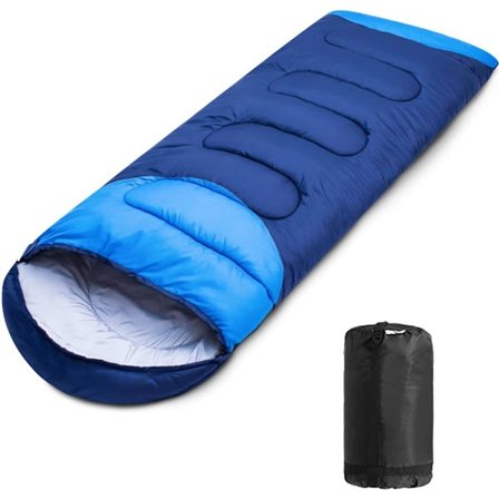 Makuupussi, ultrakevyt 3-4 vuodenajan yhden hengen lämmin makuupussi retkeilyyn, vedenpitävä, kevyt sisä- ja ulkokäyttöön
