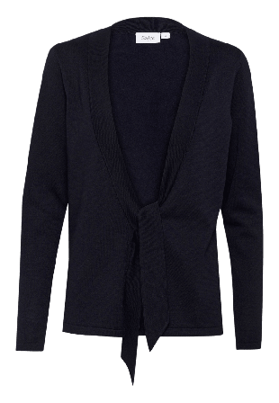 Saint Tropez MilaSZ Tie Cardigan Tröjor Dam Svart M