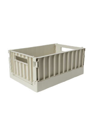 Åhléns Home Hopfällbar förvaringslåda RAY 43x28,5 cm Förvaring Beige ONESIZE