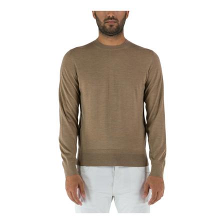 Tom Ford - Stickade Tröjor - Brun - Herr - Storlek: L, Herr, Storlek: L