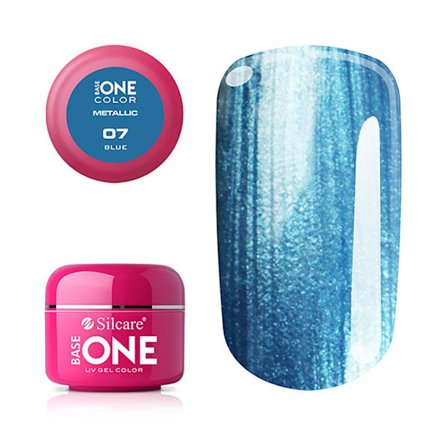 Base One - UV Gel - Metallic - Blue - 07 - 5g
