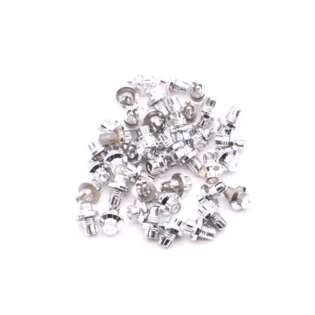 100 ST/Set Spik Hjulnitar För Hjul Fälgar Kapsel Läpp Skruv Bult Däck Dubbar Bil Styling Plast Modifiering Dekoration