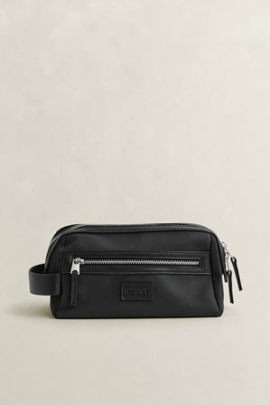 GANT Herren Kulturtasche (ONE SIZE) Schwarz