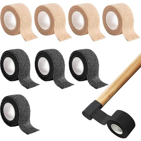 8 ruller stolebensbeskyttere - 2,5 cm × 4,5 m - Beskyttelsestape til stoleben - Stolebenshætter - Selvklæbende