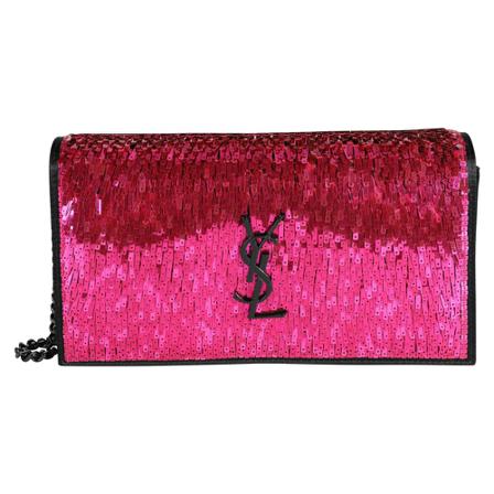 Saint Laurent Vintage Wallets ; Cardholders Pink, Dame Vintage Accessories, Størrelse: ONE Size