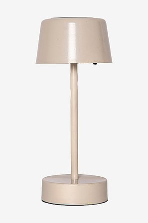 Jotex - Solcellebordlampe Solei Beige - Køb Udendørsbelysning hos Jotex