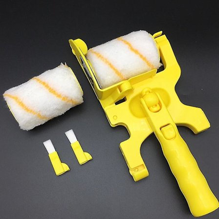 Veggbørste med ren kant, rulle, penselsett, multifunksjonell malingskantskjærer