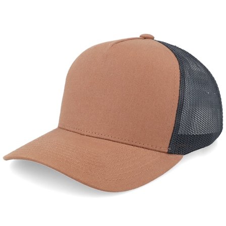 Equip - Brown trucker Czapka Z Daszkiem - Kids Caramel/Black A-frame Trucker @ Hatstore