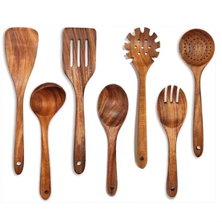 Kjøkkenredskapssett - Kjøkkenredskaper i tre for matlaging