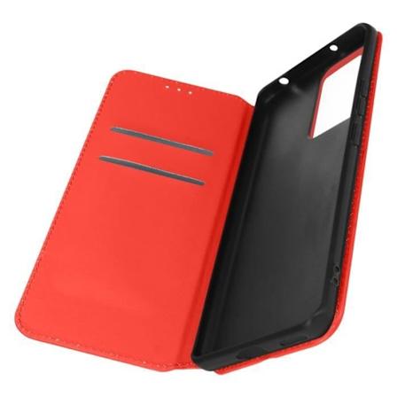 Fodral till Xiaomi 13 Lite - AVIZAR - Magnetic Flip - Röd Röd