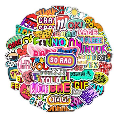 50x klistermärken och dekaler - VSCO nr 5