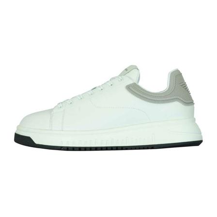Emporio Armani, Sneakers Wit, Heren, Maat:44 EU